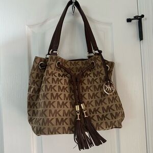 Michael Kors Brown Tote Bag